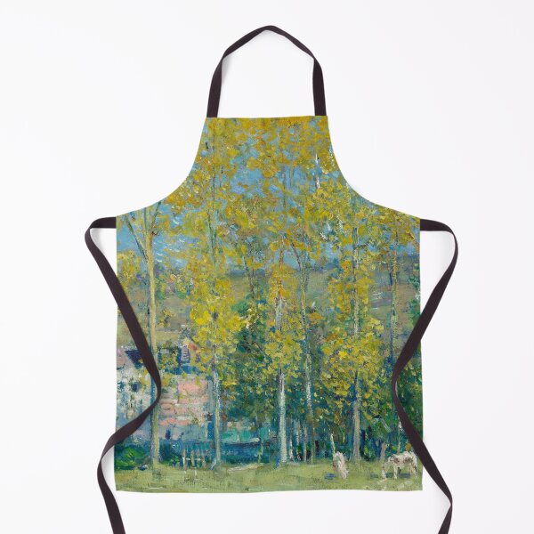 Item preview, The Chateau, Aspen gold countryside landscape painting by Frederick Carl Frieseke art print designed and sold by Jéanpaul Ferro.
