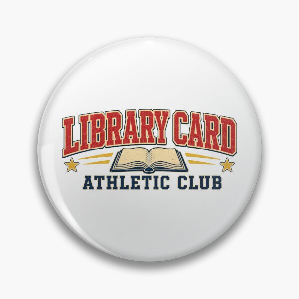 Item preview, Library Card Athletic Club Vintage Varsity designed and sold by brighiinfo.