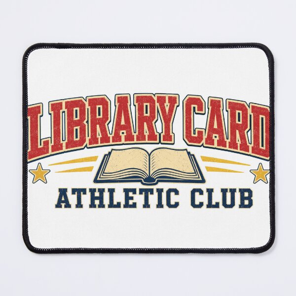 Item preview, Library Card Athletic Club Vintage Varsity designed and sold by brighiinfo.