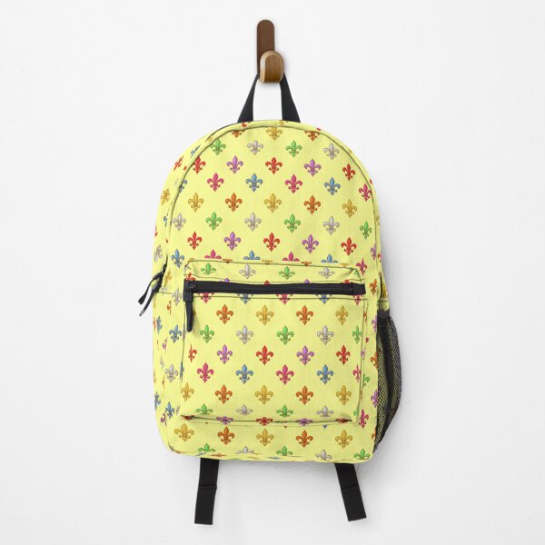 Item preview, Multicolored Tiny Fleur-de-lis Pattern Design - Yellow designed and sold by PatternTitan.