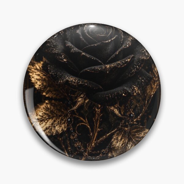 Item preview, Black Rose Gold Gothic designed and sold by VelarisMoon.