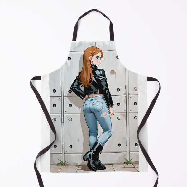 Item preview, Fashion - rockstyl redhead woman leather designed and sold by AnimeShin.