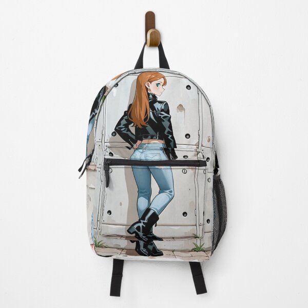 Item preview, Fashion - rockstyl redhead woman leather designed and sold by AnimeShin.