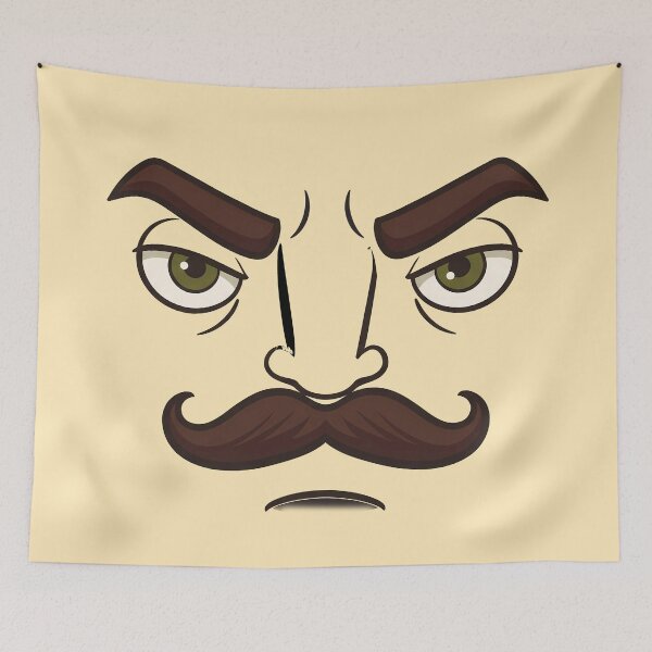 Item preview, The Neighbor's Face - Minimalist Creepy Gaming Design designed and sold by karamram.