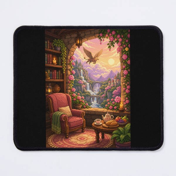 Item preview, Griffin Over the Rose Valley Retreat designed and sold by Sketchlegacy.