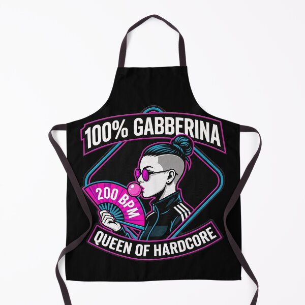Item preview, Gabberina Queen of Hardcore Techno 200 BPM designed and sold by SPAZE-Typo.