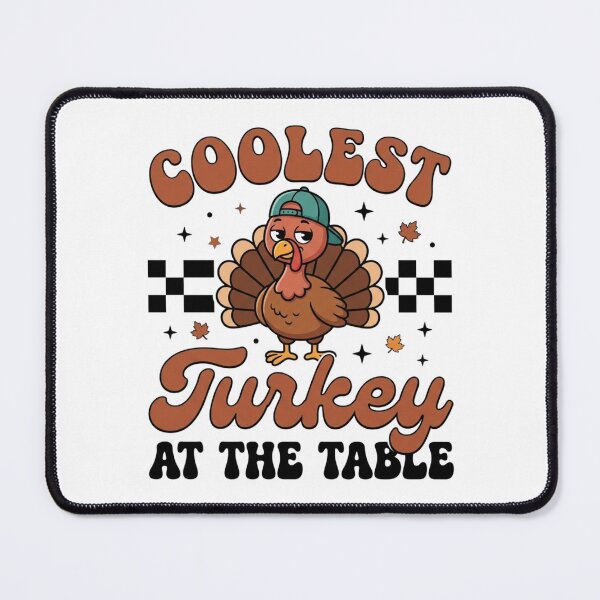 Item preview, Coolest Turkey at the Table - Retro Groovy Thanksgiving Kids designed and sold by raedattia.