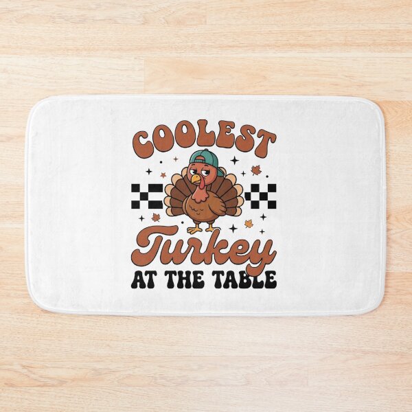 Item preview, Coolest Turkey at the Table - Retro Groovy Thanksgiving Kids designed and sold by raedattia.