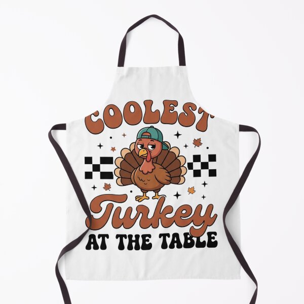 Item preview, Coolest Turkey at the Table - Retro Groovy Thanksgiving Kids designed and sold by raedattia.