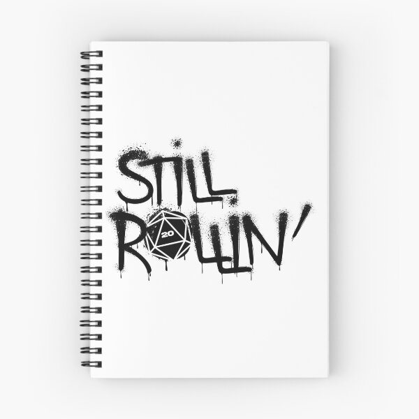 Item preview, Still Rollin D20 Graffiti Shirt Black – DnD Streetwear Gift designed and sold by KnowlegeBodega.