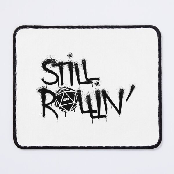 Item preview, Still Rollin D20 Graffiti Shirt Black – DnD Streetwear Gift designed and sold by KnowlegeBodega.