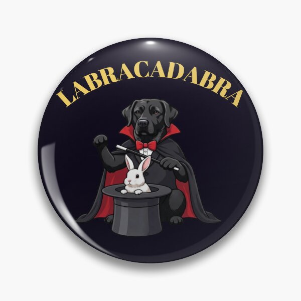 Item preview, BLACK LABRADOR RETRIEVER - LABRACADABRA MAGICIAN TRICK designed and sold by PRINTSCHARMINGM.