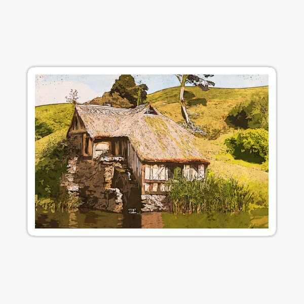 Item preview, An old watermill  designed and sold by AM FineArtPrints.