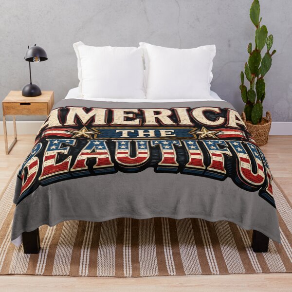 Item preview, America The Beautiful - Independence Day - 4th of July - Patriotism designed and sold by krewyork.