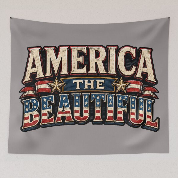 Item preview, America The Beautiful - Independence Day - 4th of July - Patriotism designed and sold by krewyork.