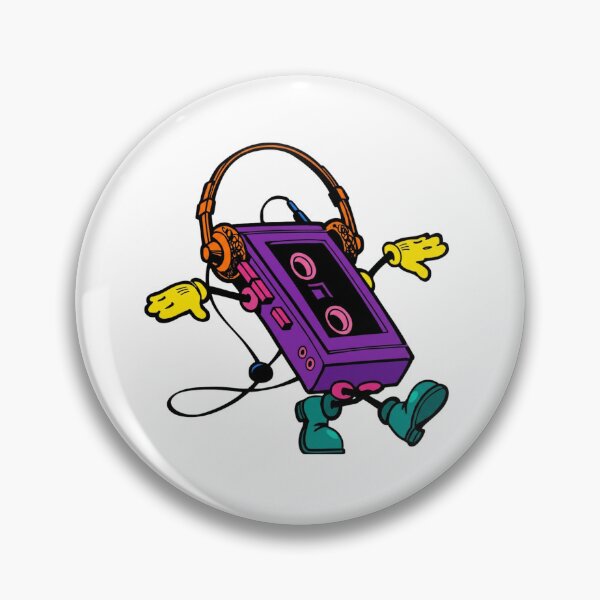 Item preview, 90s Neon Cassette Player with Headphones Graphic designed and sold by Macias123.