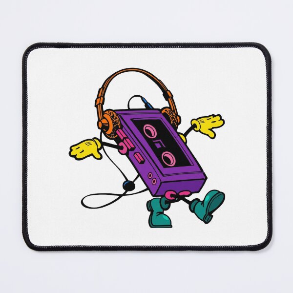Item preview, 90s Neon Cassette Player with Headphones Graphic designed and sold by Macias123.