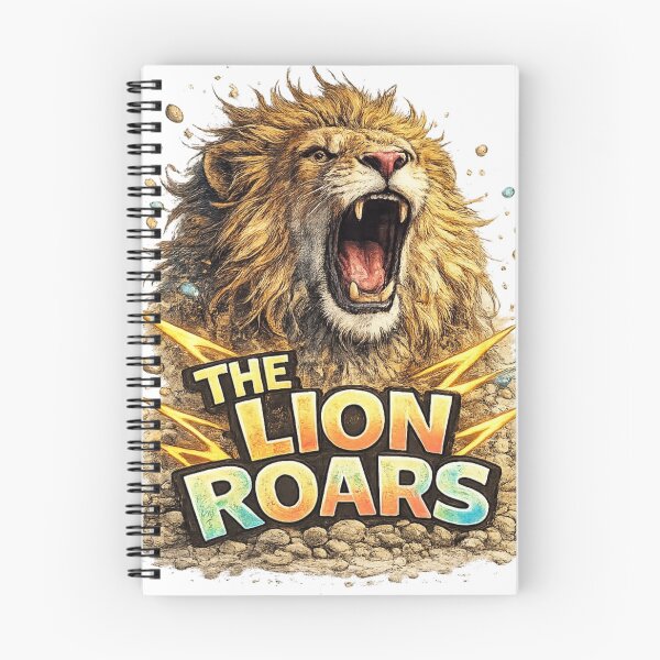 Item preview, The Lion Roars – Powerful Lion Animal Illustration designed and sold by CMA Design Studio.