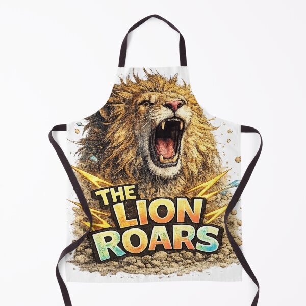 Item preview, The Lion Roars – Powerful Lion Animal Illustration designed and sold by CMA Design Studio.