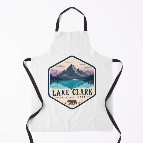 Item preview, Lake Clark National Park Vintage Hiking Travel Badge designed and sold by TravelersGems.