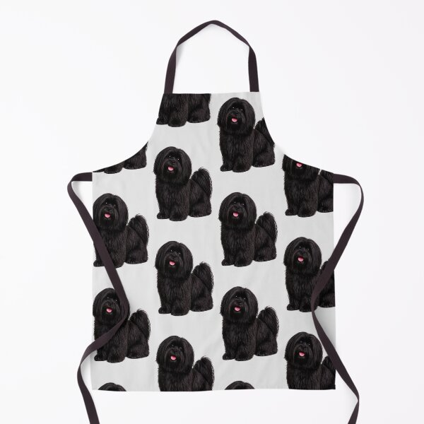 Item preview, Lhasa Apso Black Dog designed and sold by BackgroundND.