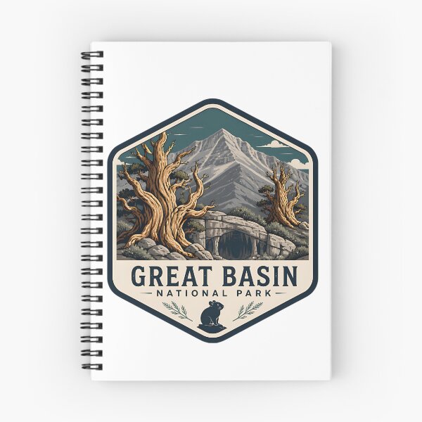 Item preview, Great Basin National Park Vintage Hiking Travel Badge designed and sold by TravelersGems.