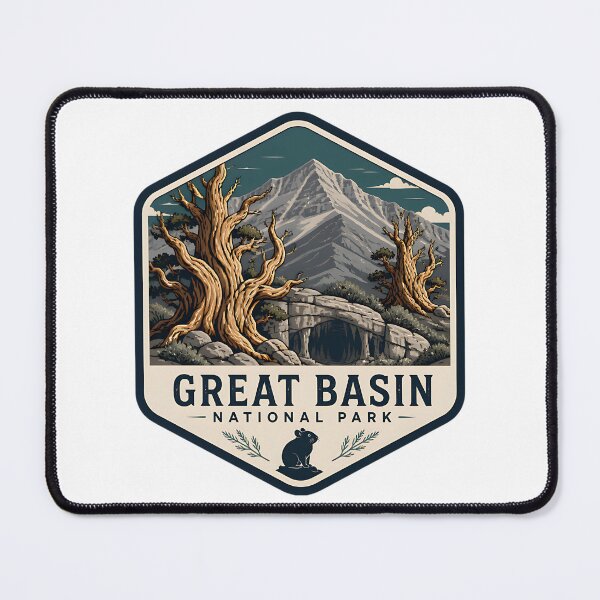 Item preview, Great Basin National Park Vintage Hiking Travel Badge designed and sold by TravelersGems.
