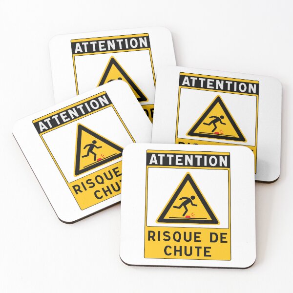 Item preview, Warning Sign - Risk of Slips, Trips and Falls - Safety and Prevention designed and sold by Panneaux et signalisations - NPOITEVIN.