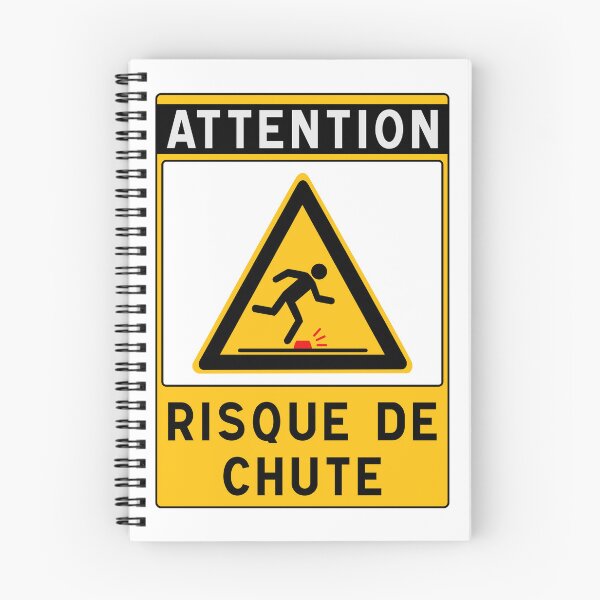 Item preview, Warning Sign - Risk of Slips, Trips and Falls - Safety and Prevention designed and sold by Panneaux et signalisations - NPOITEVIN.