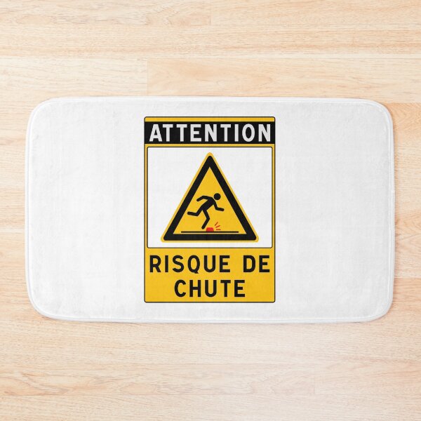 Item preview, Warning Sign - Risk of Slips, Trips and Falls - Safety and Prevention designed and sold by Panneaux et signalisations - NPOITEVIN.