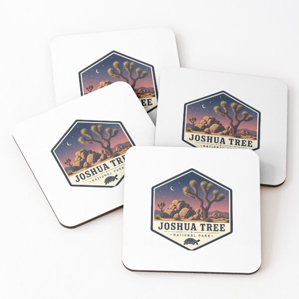 Item preview, Joshua Tree National Park Vintage Desert Travel Badge designed and sold by TravelersGems.