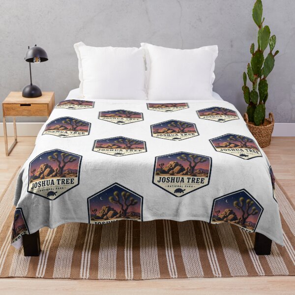 Item preview, Joshua Tree National Park Vintage Desert Travel Badge designed and sold by TravelersGems.