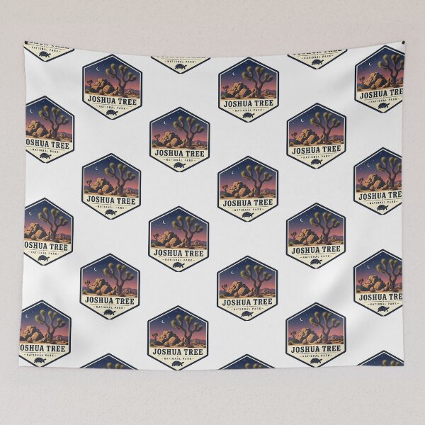 Item preview, Joshua Tree National Park Vintage Desert Travel Badge designed and sold by TravelersGems.