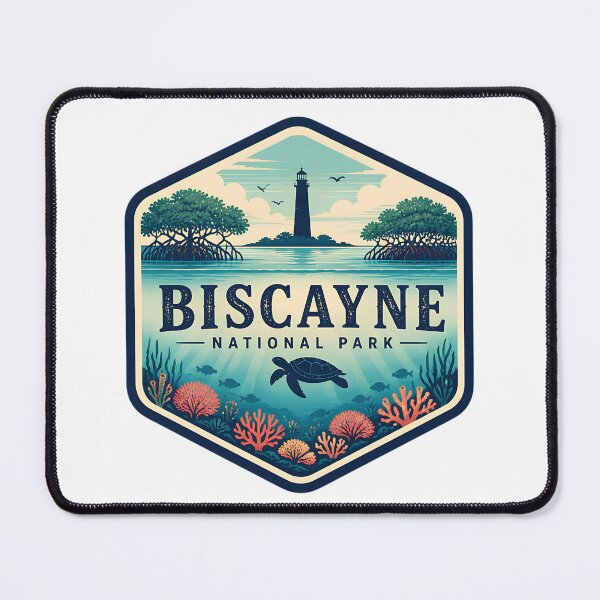 Item preview, Biscayne National Park Vintage Ocean Travel Badge designed and sold by TravelersGems.