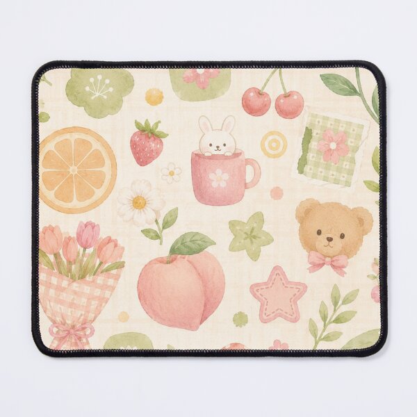 Item preview, Pastel Cottagecore Watercolor Pattern designed and sold by Mavielle Blooms.