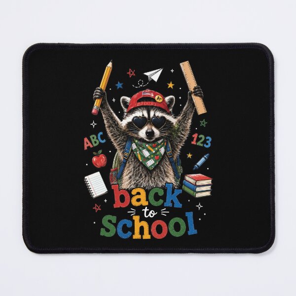 Item preview, Funny Racoon Back to School Cute First Day Boy Girl Kids 2 designed and sold by Judestudio.