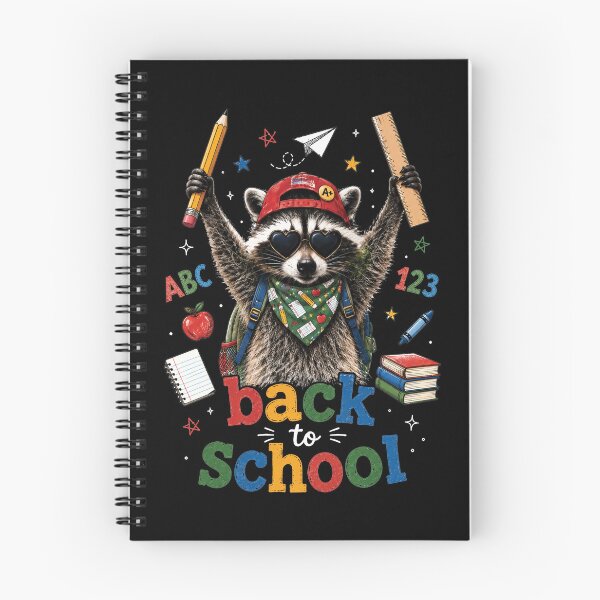 Item preview, Funny Racoon Back to School Cute First Day Boy Girl Kids 2 designed and sold by Judestudio.