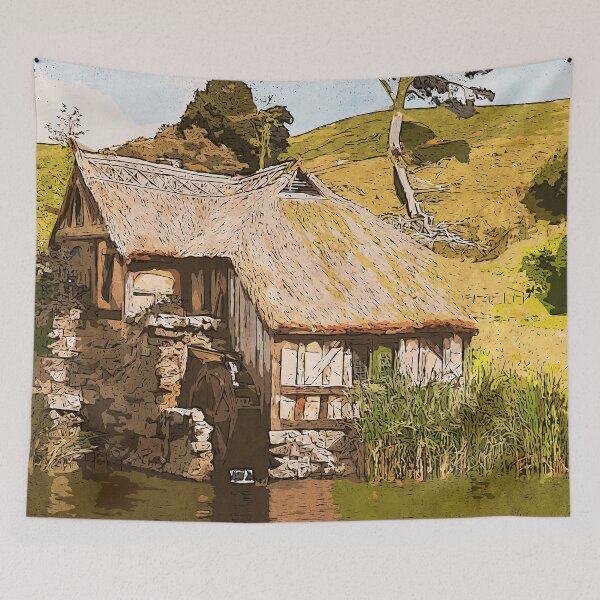 Item preview, An old watermill  designed and sold by AM FineArtPrints.