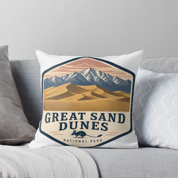 Item preview, Great Sand Dunes National Park Vintage Travel Badge designed and sold by TravelersGems.