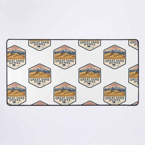 Item preview, Great Sand Dunes National Park Vintage Travel Badge designed and sold by TravelersGems.