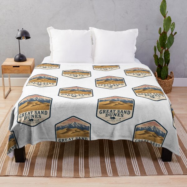 Item preview, Great Sand Dunes National Park Vintage Travel Badge designed and sold by TravelersGems.