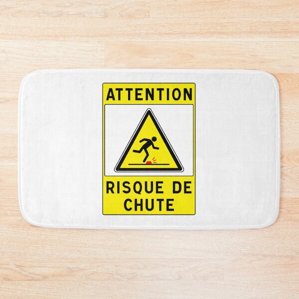 Item preview, Warning Sign - Risk of Slips, Trips and Falls - Safety and Prevention designed and sold by Panneaux et signalisations - NPOITEVIN.