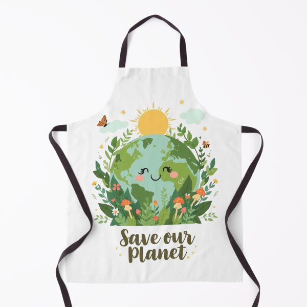 Item preview, Save Our Planet - Cute Happy Plant Illustration designed and sold by Cartoon art with a purpose ❤️ Supporting Althea’s friends .