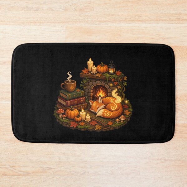Item preview, Ember Fox Sleeping by the Autumn Hearth  designed and sold by Sketchlegacy.