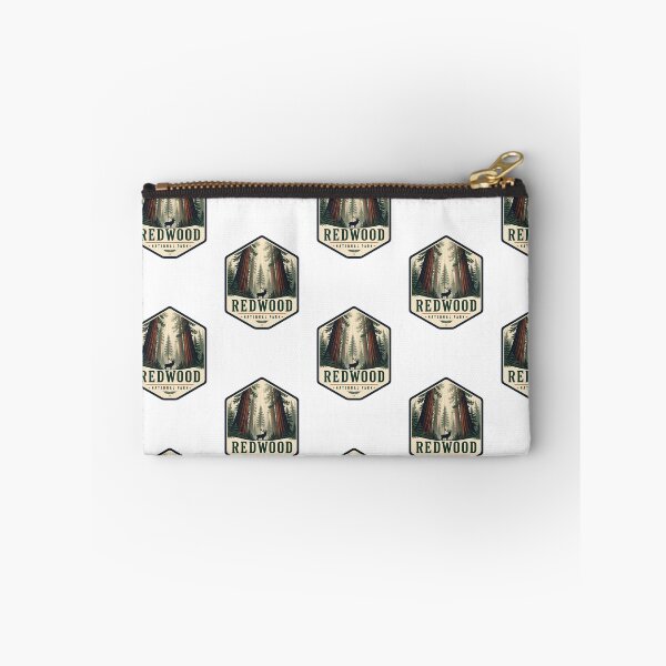 Item preview, Redwood National Park Vintage Hiking Travel Badge designed and sold by TravelersGems.