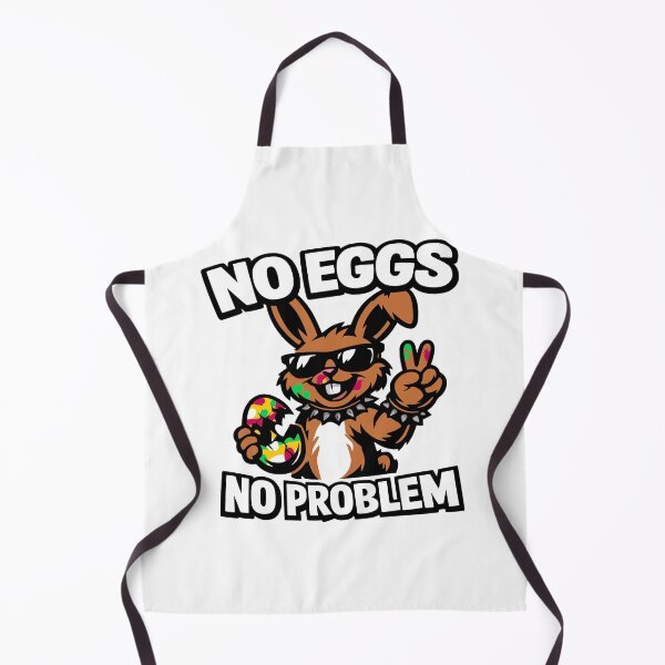 Item preview, No Eggs No Problem – Funny Easter Bunny designed and sold by Pommes im Bett.