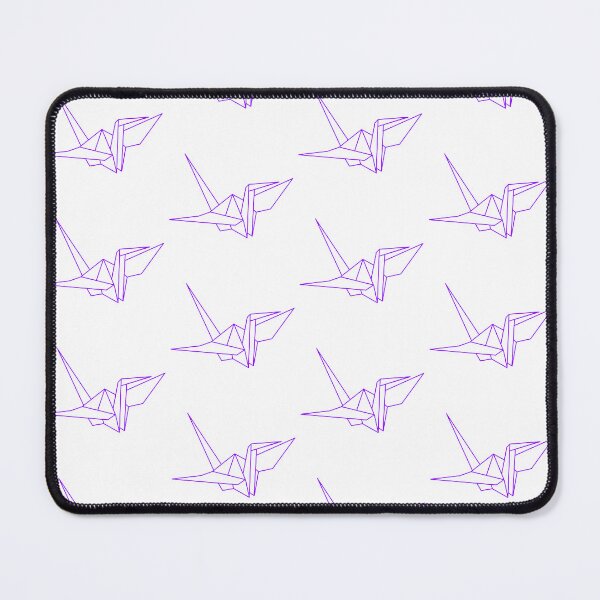 Item preview, Purple Origami Crane Line Drawing designed and sold by SarahJisri.