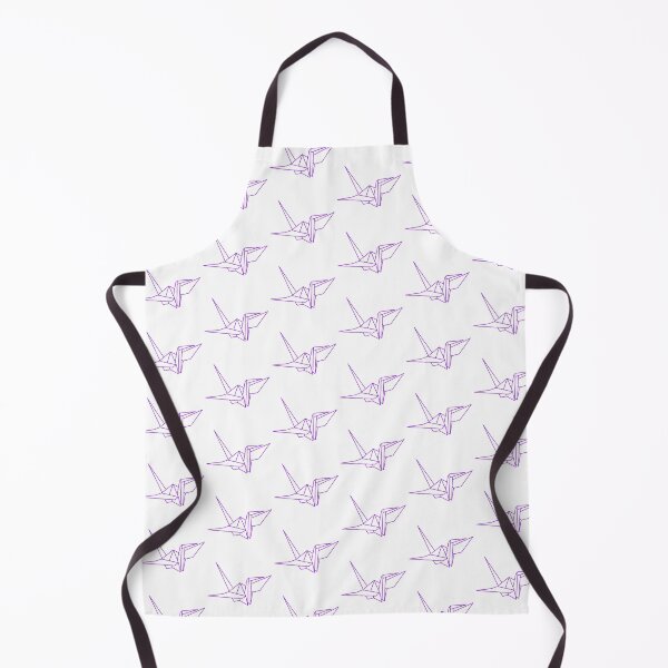 Item preview, Purple Origami Crane Line Drawing designed and sold by SarahJisri.