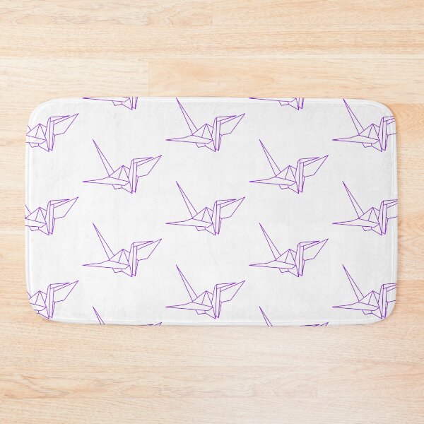Item preview, Purple Origami Crane Line Drawing designed and sold by SarahJisri.