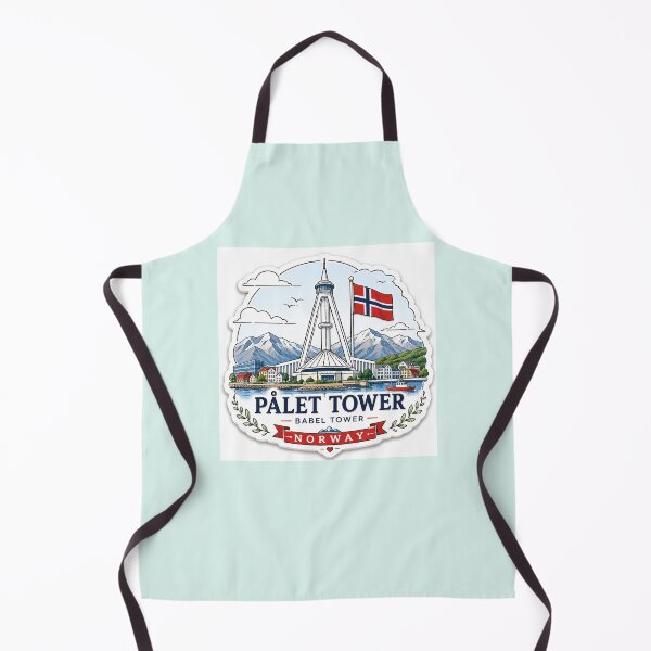Item preview,  Norway Pållet Tower 3D Skyline Label  Label Text  PÅLLET TOWER ??  designed and sold by PaintMeWorld.